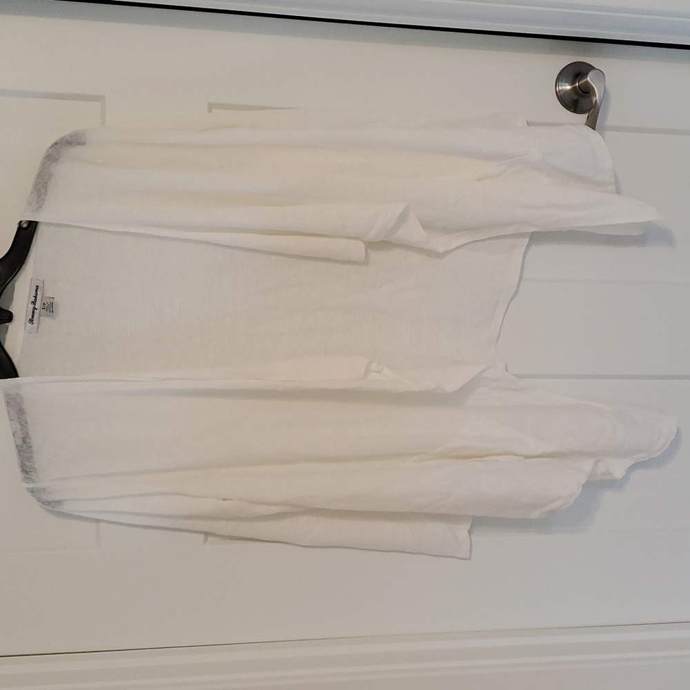 Tommy Bahama white cardigan S